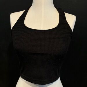 Black Halter Top